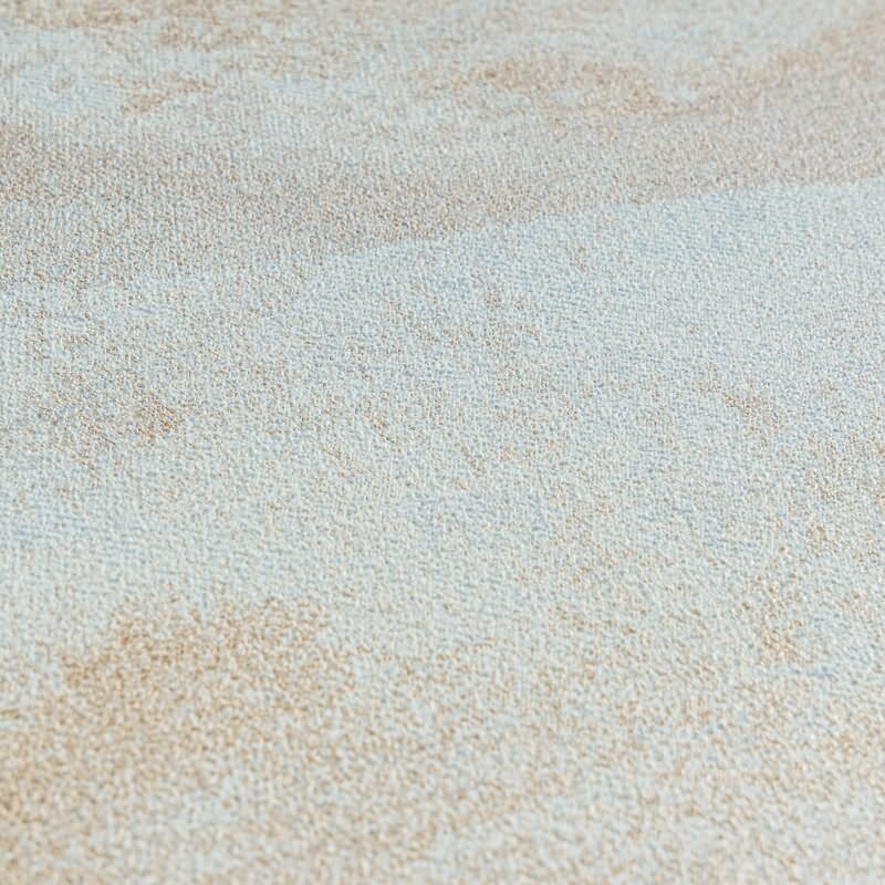 Farbverlauf Tapete Hellblau Terrakotta Braun Metallic Vintage Muster Vliestapete (KG-171807)