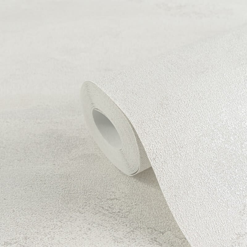 Mustertapete Weiß Grau Metallic moderne Vliestapete (KG-171808)