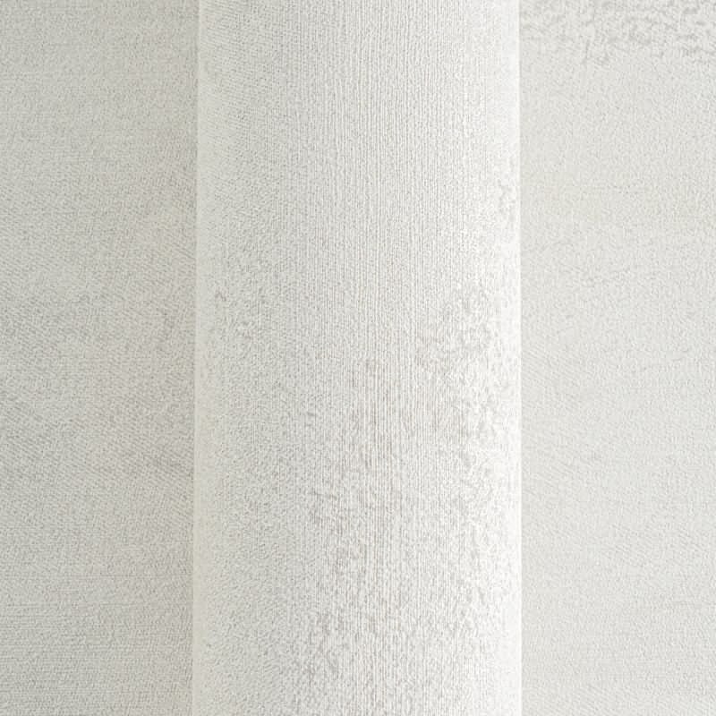 Mustertapete Weiß Grau Metallic moderne Vliestapete (KG-171808)