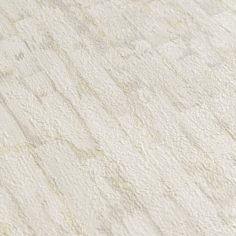 Vintage Mustertapete Creme Beige Gold Metallic Vliestapete 3D-Effekt (KG-171809)