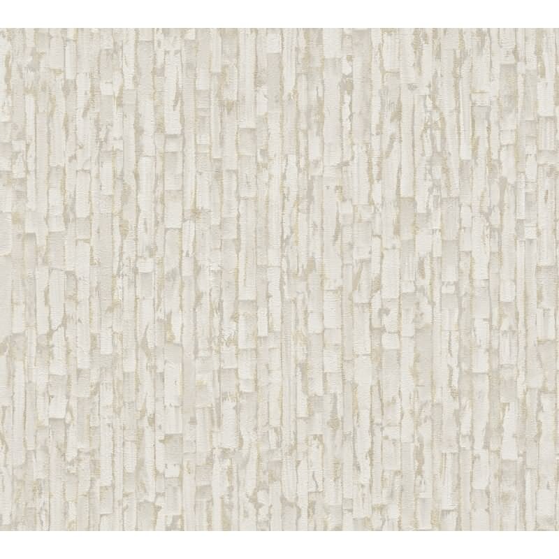 Vintage Mustertapete Creme Beige Gold Metallic Vliestapete 3D-Effekt (KG-171809)