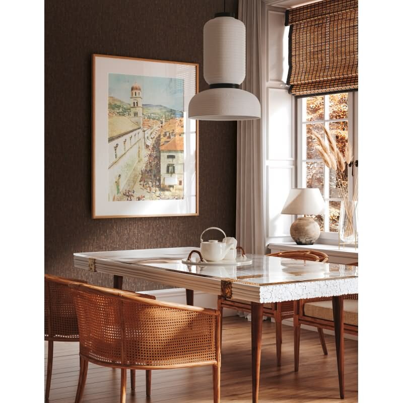 Vliestapete Braun Metallic hochwertige Schlafzimmer Design-Tapete (KG-171814)