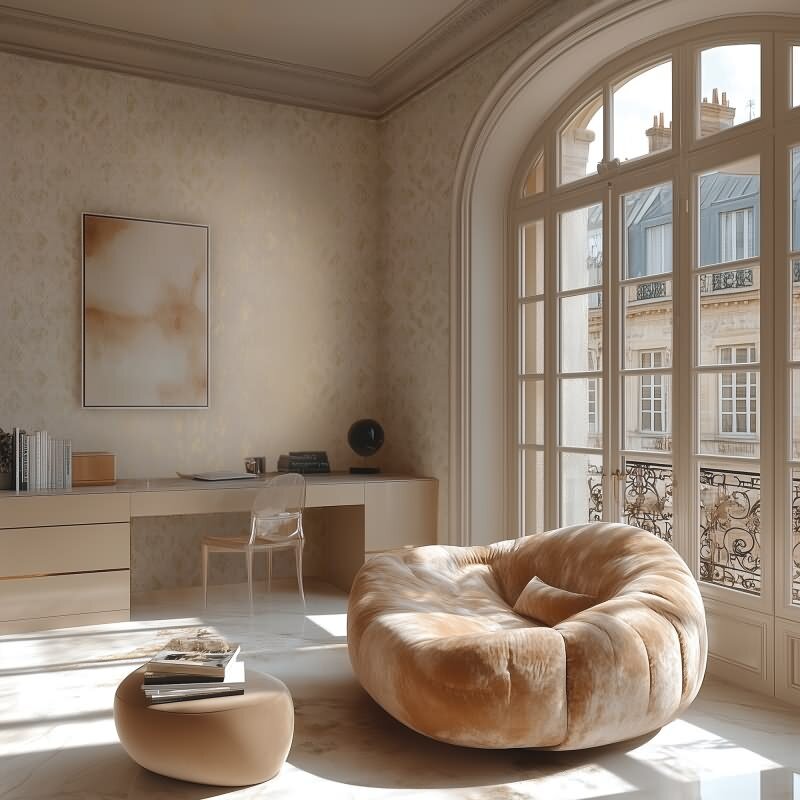 Barock Tapete Beige Gold Metallic Vliestapete mit Glanzstruktur Ornamenten (KG-171817)