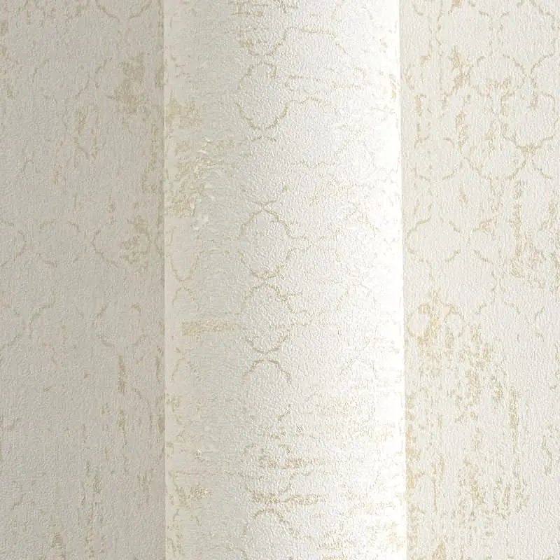 Barock Tapete Beige Gold Metallic Vliestapete mit Glanzstruktur Ornamenten (KG-171817)