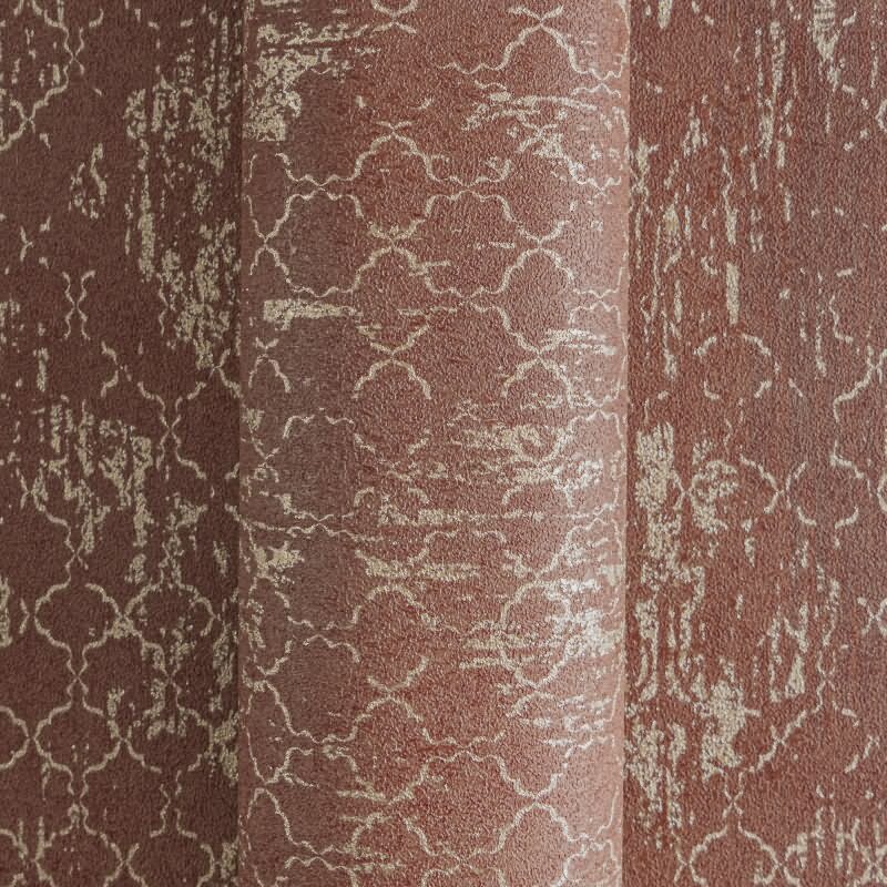 Barock Tapete Rot Gold Metallic Vliestapete mit Ornamenten in Vintage Look (KG-171818)