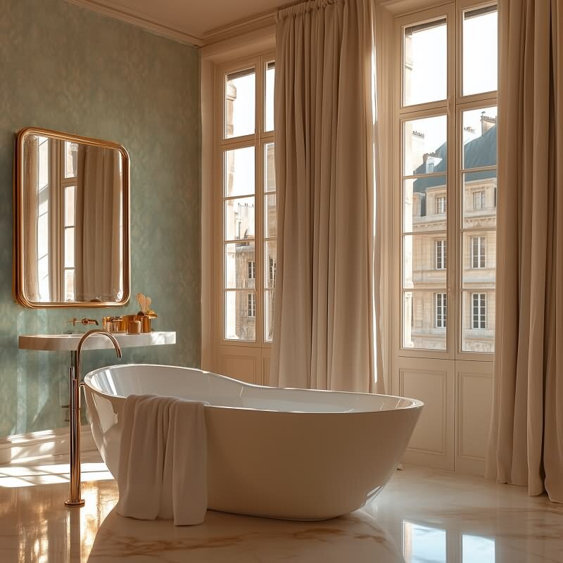 Ornament-Tapete Barock Mintgrün Gold Metallic Glänzende Vliestapete (KG-171820)