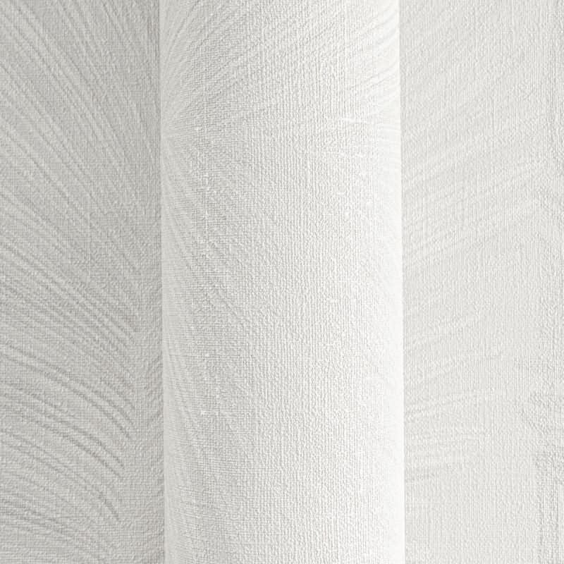 Dschungel Tapete Weiß Hellgrau Dezentes tropisches Muster Vliestapete Palmblatt (KG-171823)