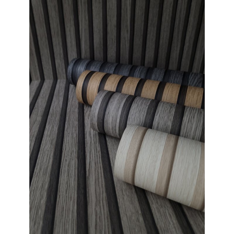 Tapete Holzpaneel Akustikpaneel Beige (1044644)