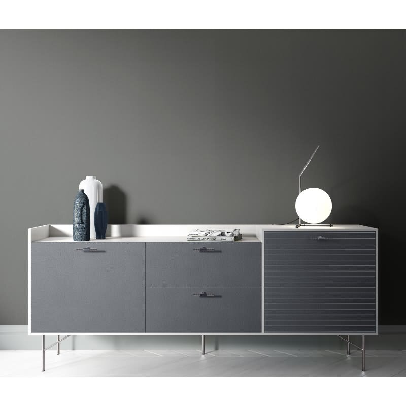 Tapete Grau, Silber ELLE Decoration Vliestapete (KG-171860)