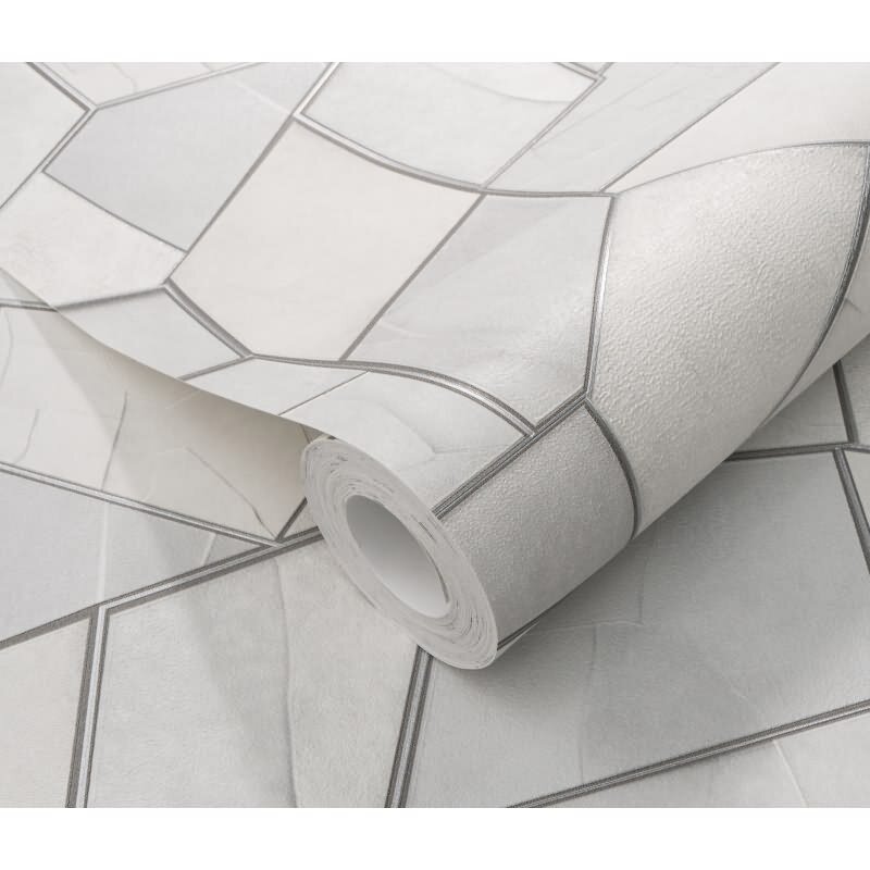 Tapete Grau, Silber ELLE Decoration Vliestapete (KG-171864)