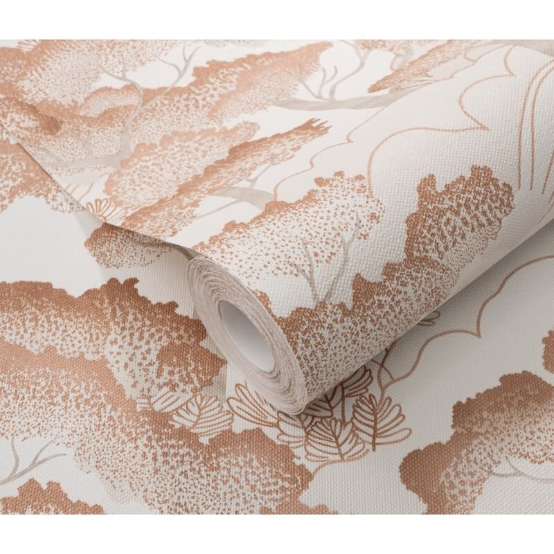 Tapete Gold, Kupfer ELLE Decoration Vliestapete (KG-171876)