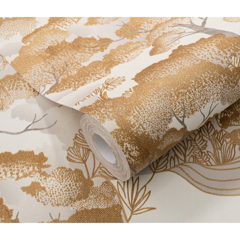 Tapete Gold, Kupfer ELLE Decoration Vliestapete (KG-171878)