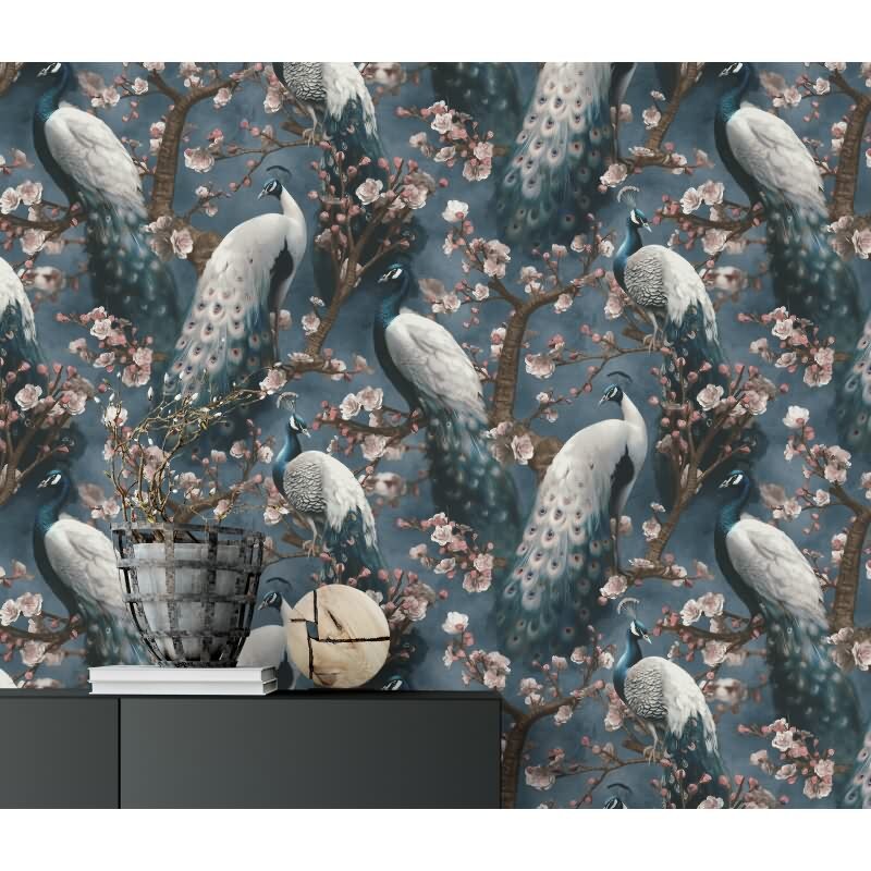 Tapete Blau Erismann Vliestapete (KG-172041)