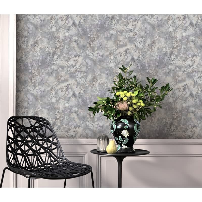 Tapete Grau, Silber Erismann Vliestapete (KG-172047)