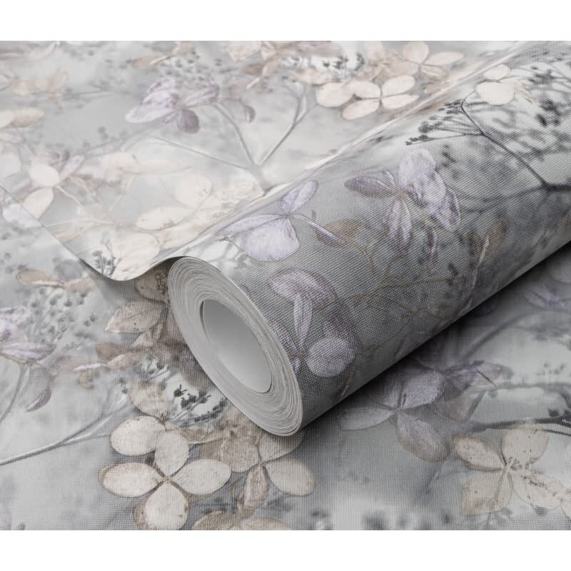 Tapete Grau, Silber Erismann Vliestapete (KG-172047)