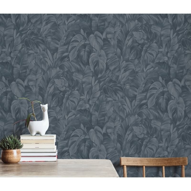 Tapete Schwarz, Anthrazit Erismann Vliestapete (KG-172050)