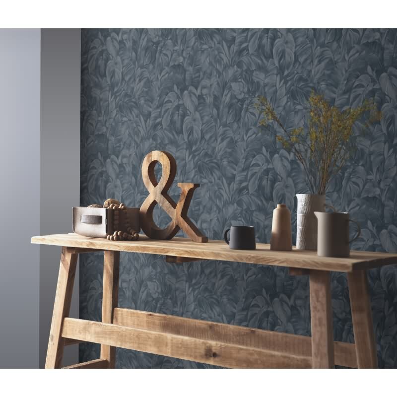 Tapete Schwarz, Anthrazit Erismann Vliestapete (KG-172050)