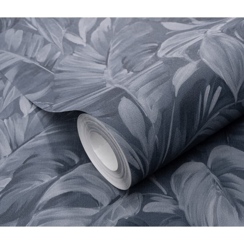 Tapete Schwarz, Anthrazit Erismann Vliestapete (KG-172050)