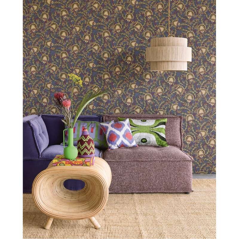 Tapete, Lila, Flieder Eijffinger Vliestapete (KG-172069)