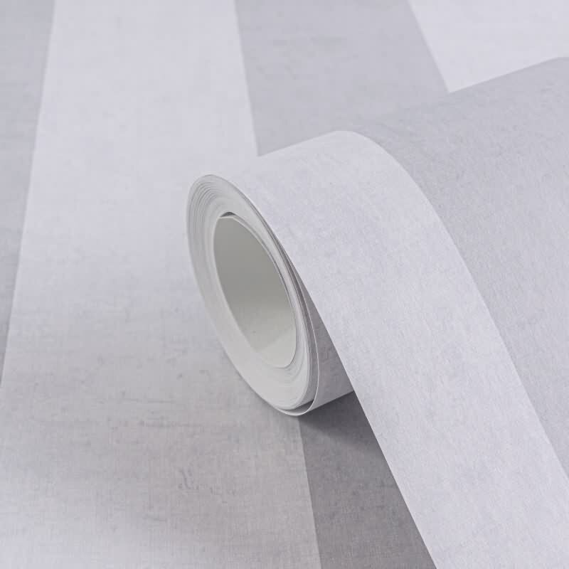 Streifentapete Grau Klassisches Streifenmuster Vliestapete für Kinderzimmer Jungen (KG-172173)