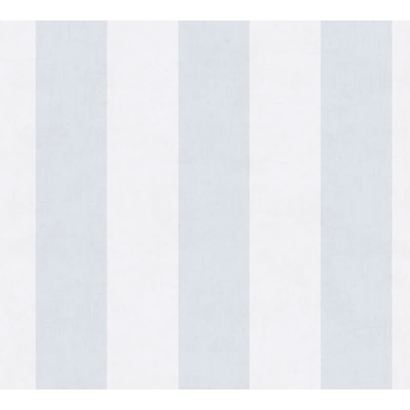 Streifentapete Hellblau Weiß Vliestapete gestreift für Jungen Kinderzimmer (KG-172174)