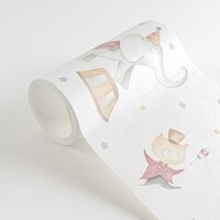 Bord&uuml;re Kinderzimmer Zirkustiere Tapetenborte...