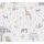 Kinderzimmer Tapete Sfarie Tiere Beige Vliestapete mit Giraffe Zebra Elefant Kindertapete (KG-172211)