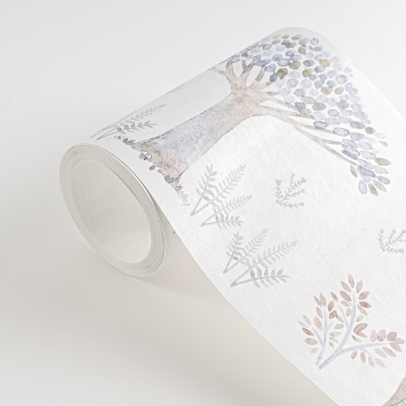 Bordüre Kinderzimmer Safarie Tiere Beige Tapetenbordüre mit Giraffe Zebra Elefant (KG-172212)