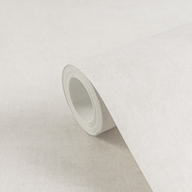 Uni-Tapete Kinderzimmer Creme Einfarbige Tapete modern Vliestapete (KG-172214)