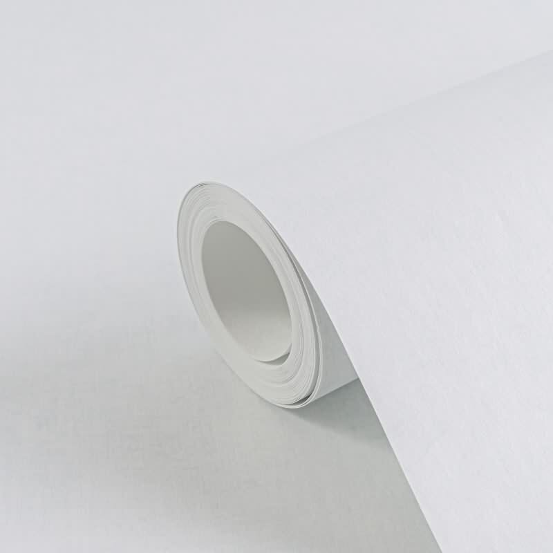 Unitapete Jungenzimmer Weiß Blau Einfarbige Tapete Kinderzimmer Vliestapete matt (KG-172219)