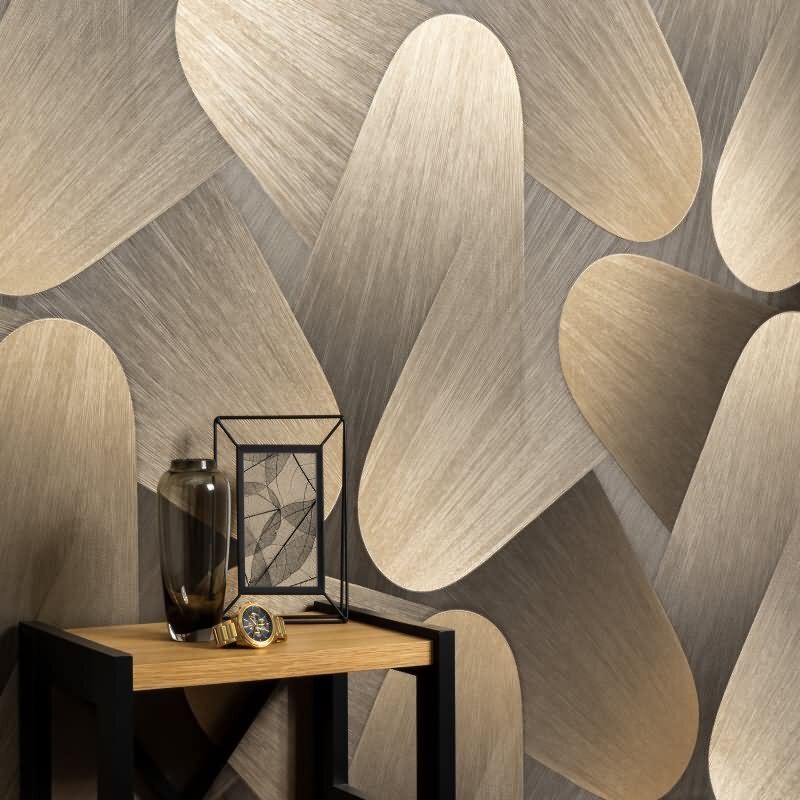 Tapete Gold, Kupfer, Erismann Vliestapete (KG-172228)