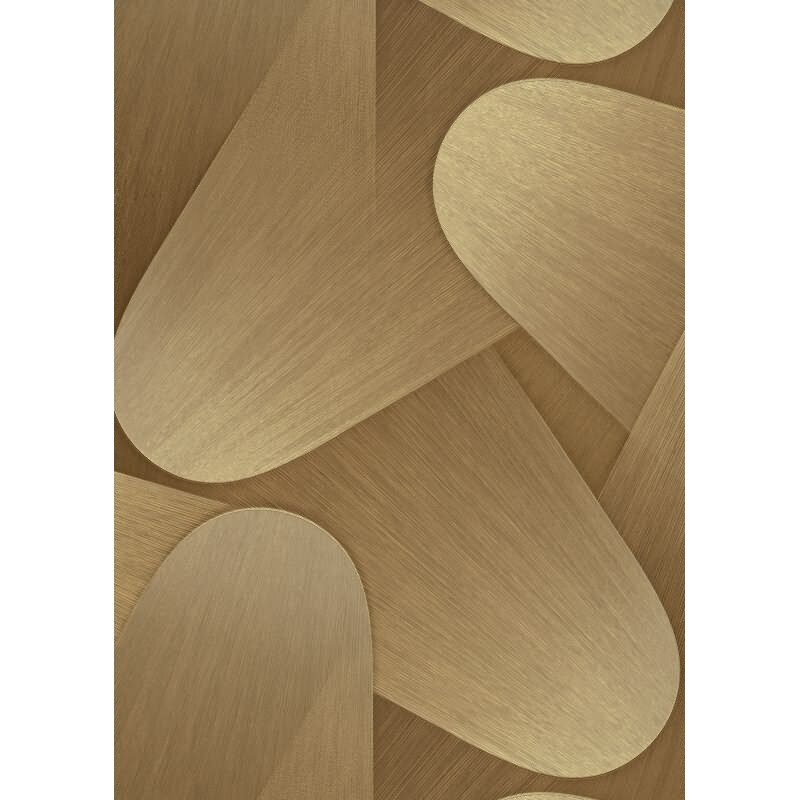 Tapete Gold, Kupfer, Erismann Vliestapete (KG-172230)