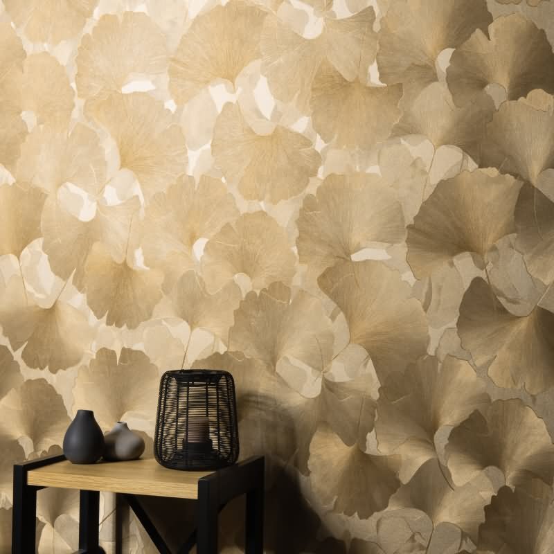 Tapete Gold, Kupfer, Erismann Vliestapete (KG-172236)