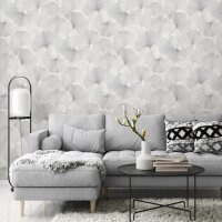 Tapete Grau, Silber, Erismann Vliestapete (KG-172237)