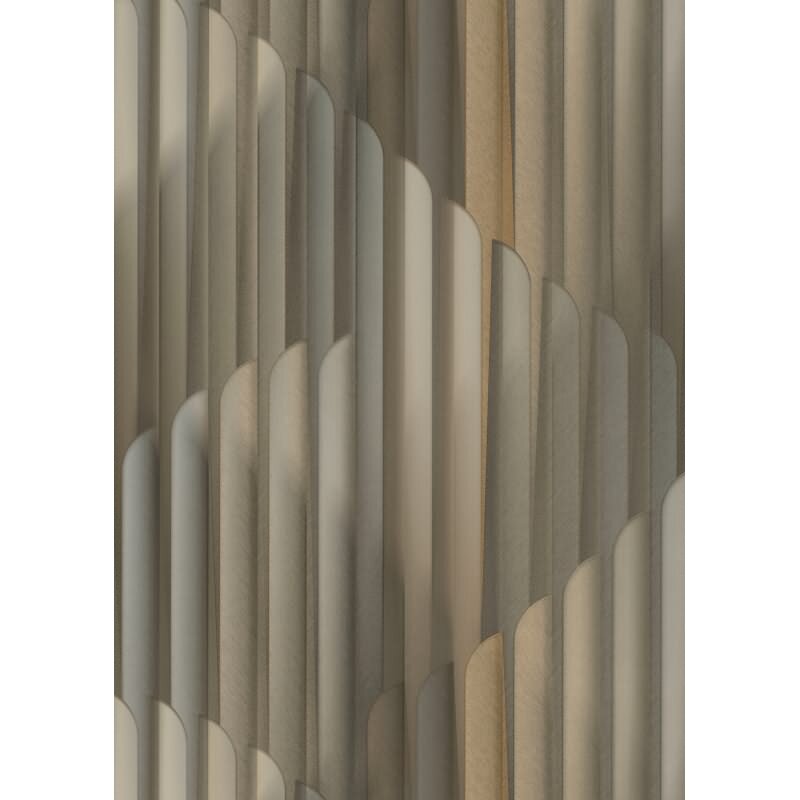 Tapete Gold, Kupfer, Erismann Vliestapete (KG-172239)