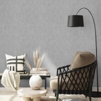 Tapete Grau, Silber, Erismann Vliestapete (KG-172244)