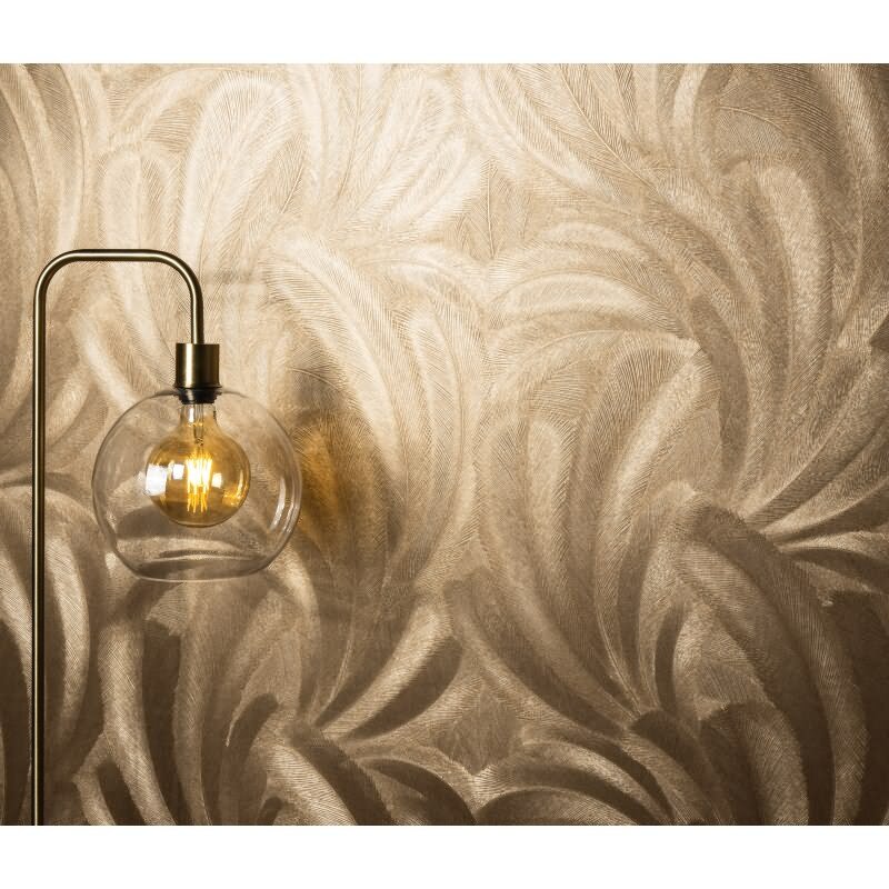 Tapete Gold, Kupfer, Erismann Vliestapete (KG-172256)