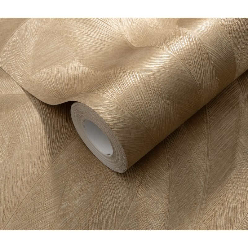 Tapete Gold, Kupfer, Erismann Vliestapete (KG-172256)