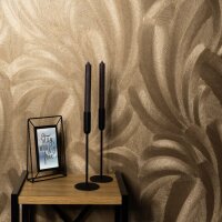 Tapete Gold, Kupfer, Erismann Vliestapete (KG-172256)