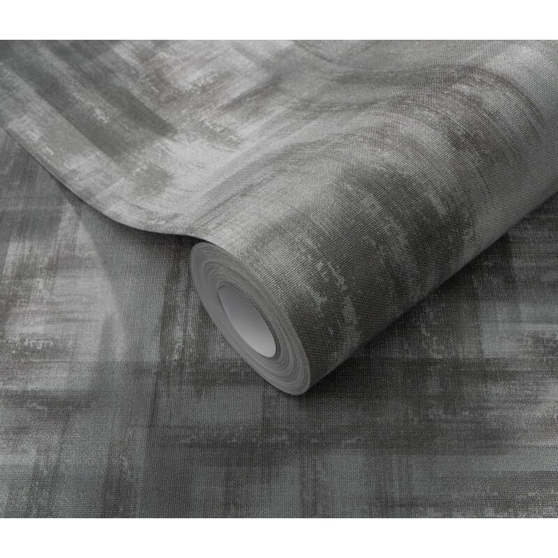 Tapete Grau, Silber, Erismann Vliestapete (KG-172264)