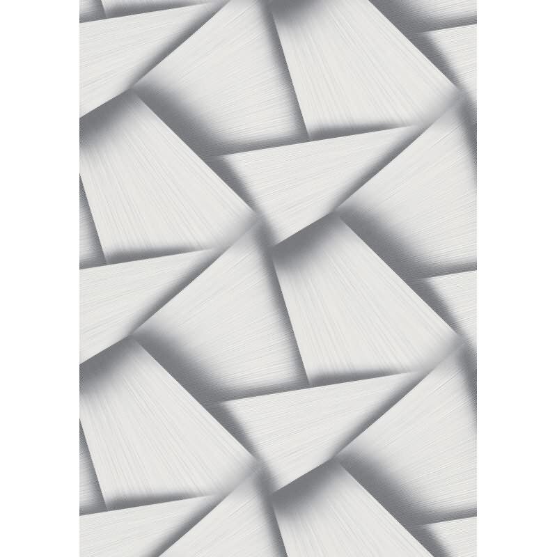 Tapete Grau, Silber, Erismann Vliestapete (KG-172276)