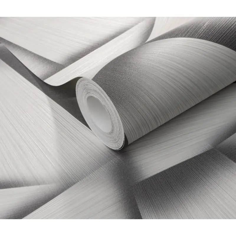 Tapete Grau, Silber, Erismann Vliestapete (KG-172276)