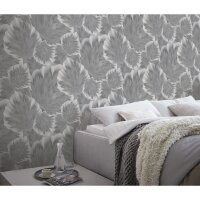 Tapete Grau, Silber, Erismann Vliestapete (KG-172278)