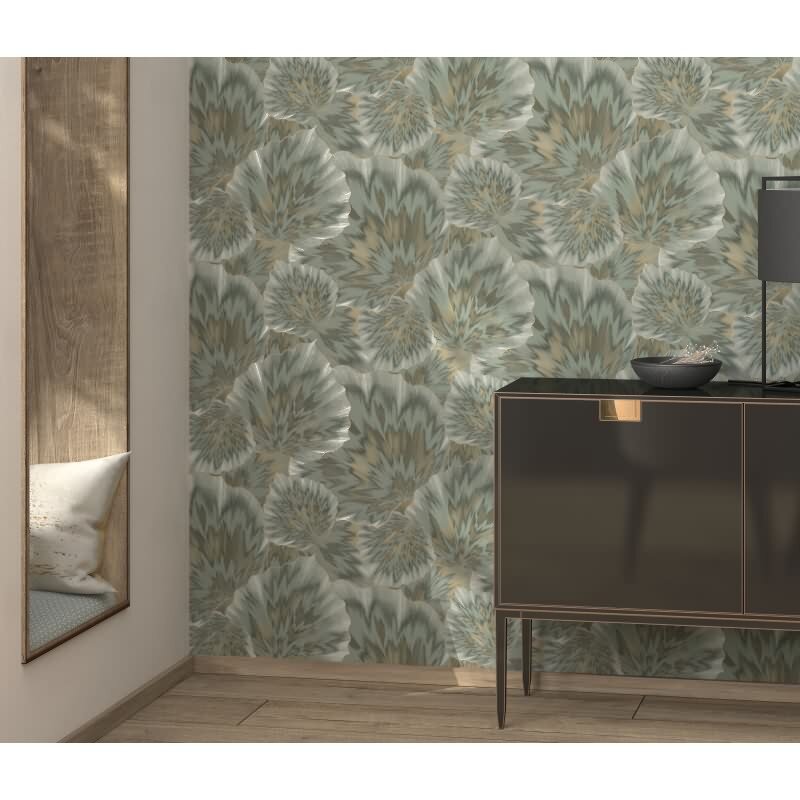 Tapete Grün, Erismann Vliestapete (KG-172281)