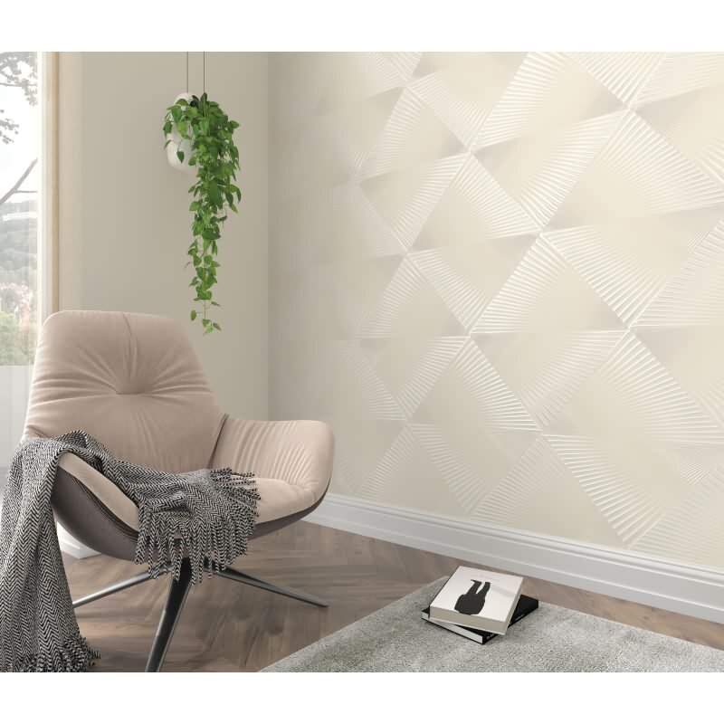 Tapete Beige, Creme, Erismann Vliestapete (KG-172289)