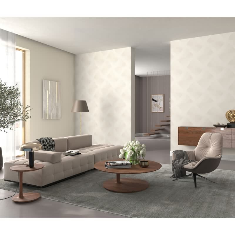 Tapete Beige, Creme, Erismann Vliestapete (KG-172289)