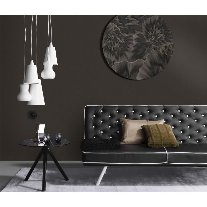 Tapete Schwarz, Anthrazit, Erismann Vliestapete (KG-172295)