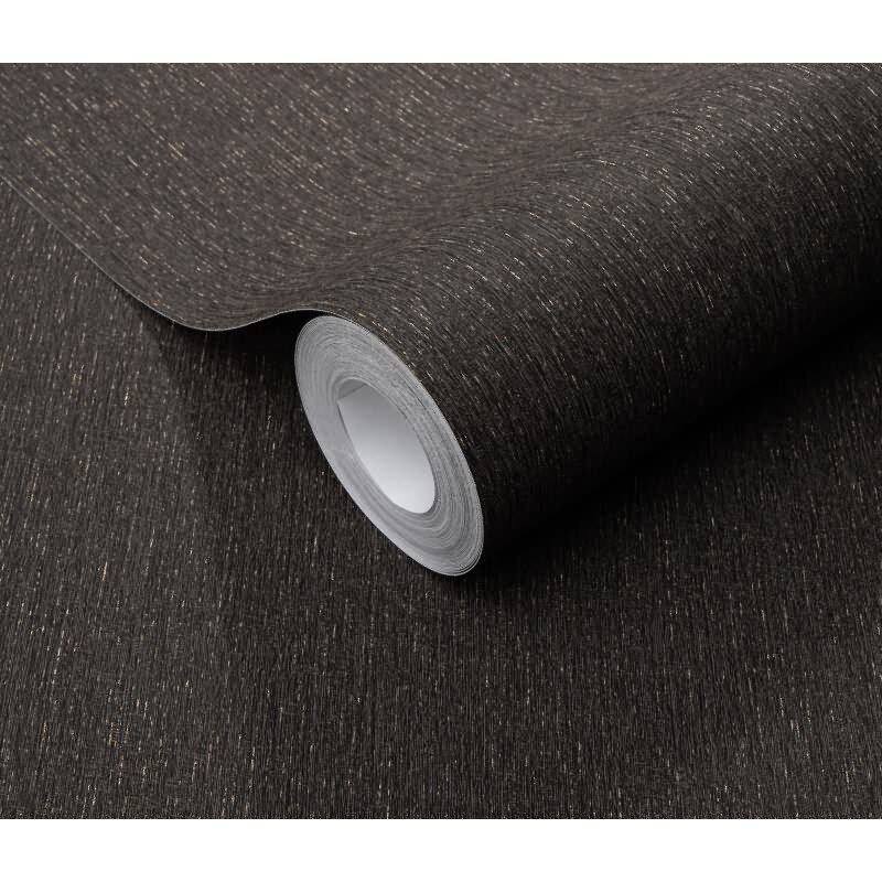 Tapete Schwarz, Anthrazit, Erismann Vliestapete (KG-172295)