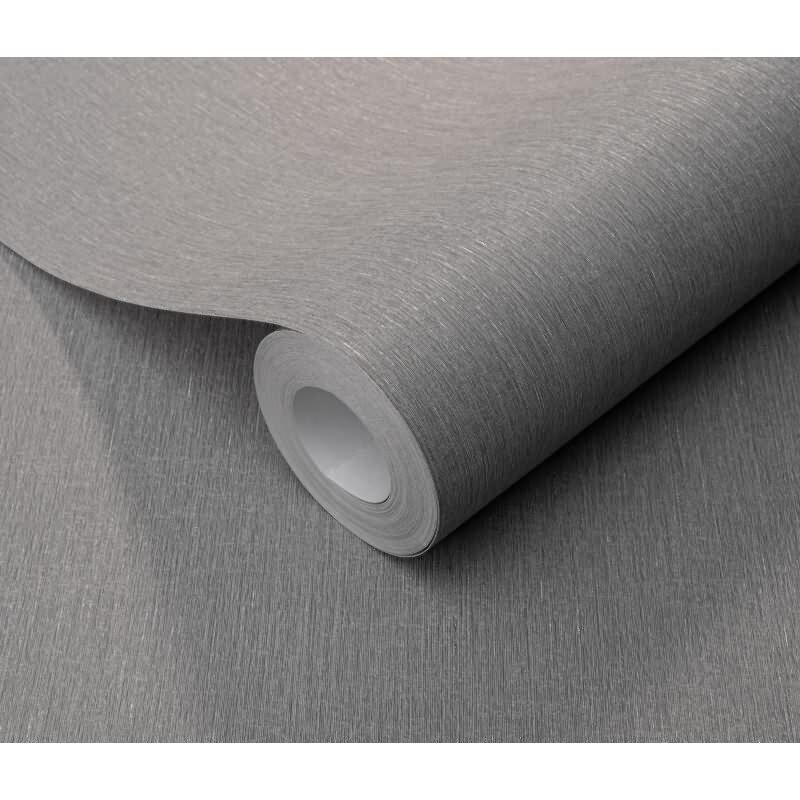 Tapete Grau, Silber, Erismann Vliestapete (KG-172302)