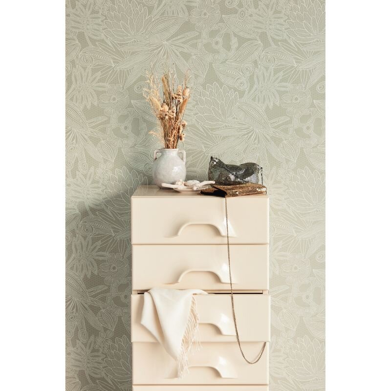 Tapete Grün, Eijffinger Vliestapete (KG-172450)